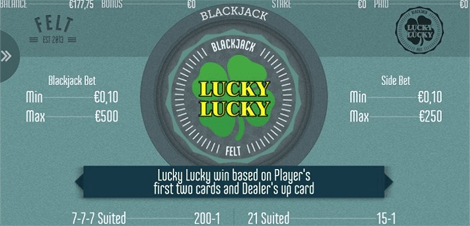 Lucky Lucky Blackjack Side Bet