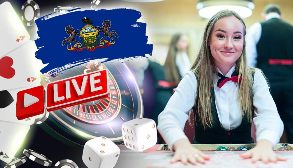 Pennsylvania live dealer games library available online.