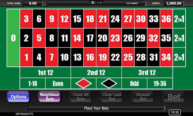 Demo of an online roulette game for players from Michigan
