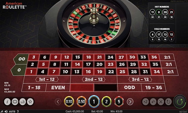 Demo of an online roulette game for players from Pennsylvania