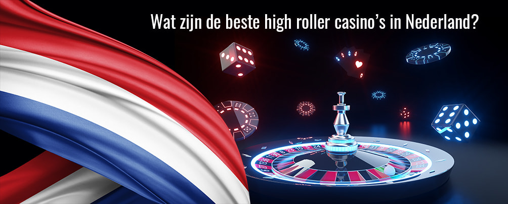 Casinospellen spelen en een tekst over High Roller Casino's