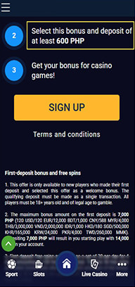 Casino Bonus PH Step 4