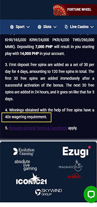 Casino Bonus PH Step 1