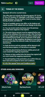 Checking the validity period of a casino bonus in Pakistan