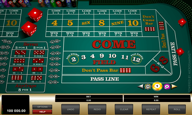 Craps online en español