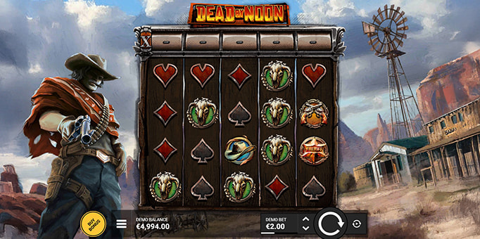 Screenshot from the New Dead by Noon Slot by Hacksaw Gaming