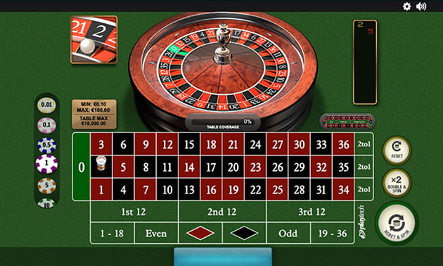 Demo van een Online Roulette Spel voor Spelers uit Nederland