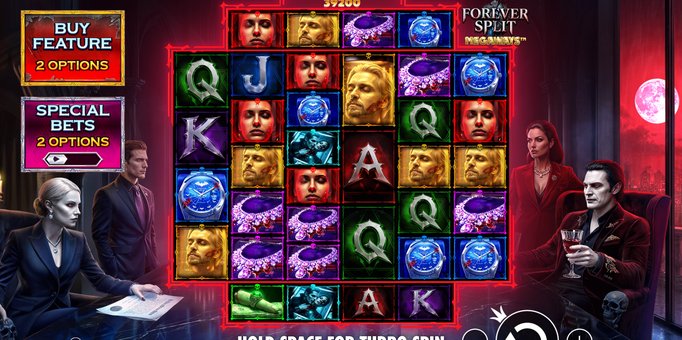Screenshot from the New Forever Split Megaways Slot by Pragmatic Play