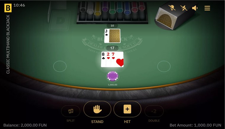 Classic Multihand Blackjack