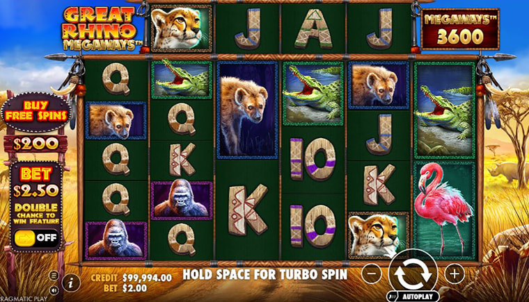 Great Rhino Megaways Slot