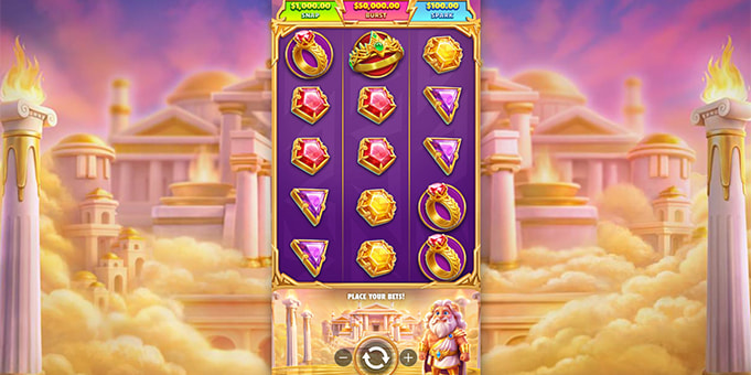 Screenshot from the New Gates of Olympus POP Slot by Pragmatic Play