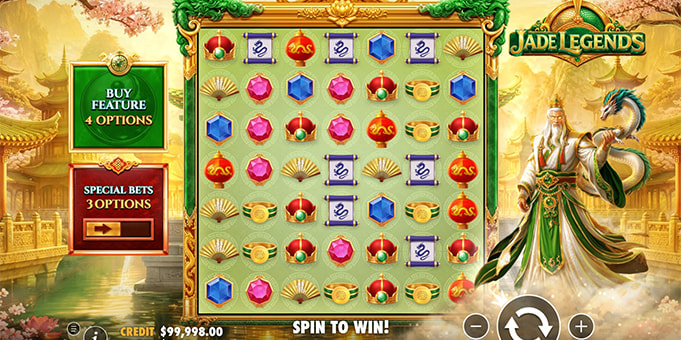 Screenshot from the New Jade Legends Slot by Pragmatic Play