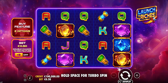 Screenshot from the New Launch to Riches by Pragmatic Play