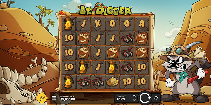 Screenshot from the New Le Digger by Hacksaw Gaming