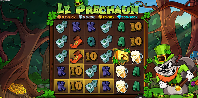 Screenshot from the New Le Prechaun Slot by Hacksaw Gaming