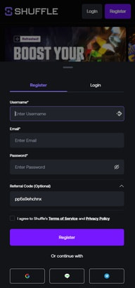 Step 2 – Register an account at a Hong Kong live casino