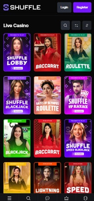 Step 5 – Open the live casino lobby and pick a table