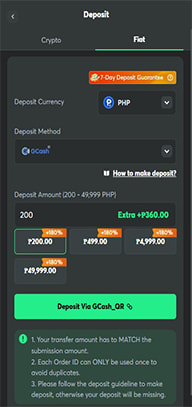 Step 4 – Make a Deposit