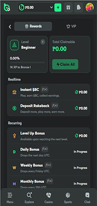 Step 5 – Claim your live casino welcome bonus