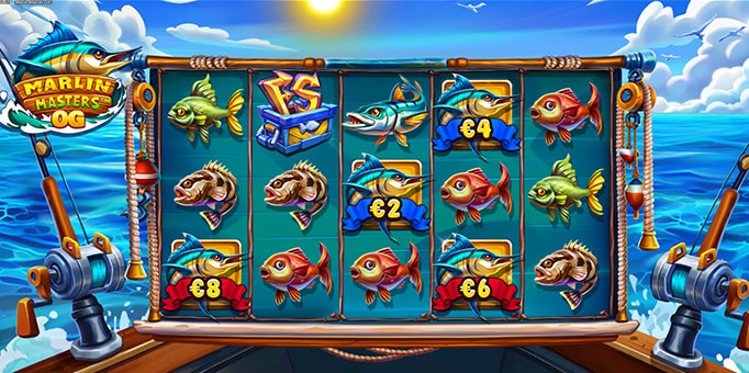 Screenshot from the New Marlin Masters OG Slot by Hacksaw Gaming