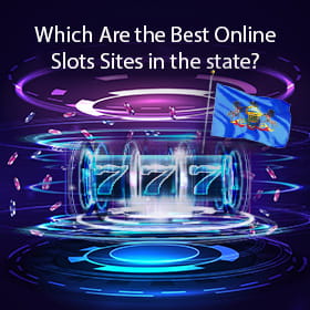 A winning slot and the Pennsylvania flag