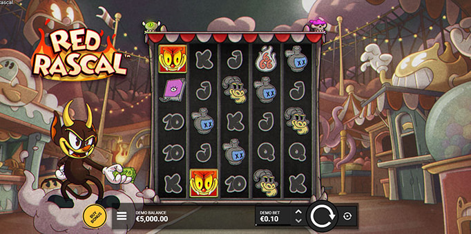 Screenshot from the New Red Rascal by Hacksaw Gaming