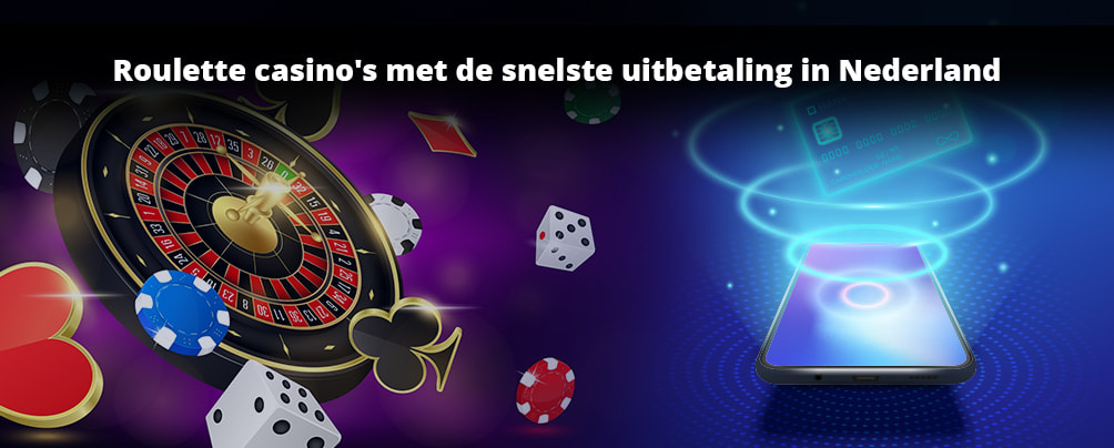 Een telefoon met kaartbetaling, roulette, fiches en kaarten