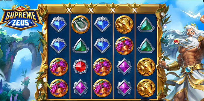 Screenshot from the New Supreme Zeus Slot by Hacksaw Gaming