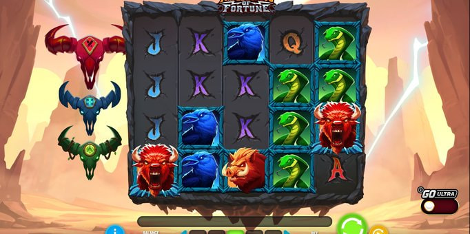 Screenshot from the New Triple Beasts of Fortune Slot by Play'n GO