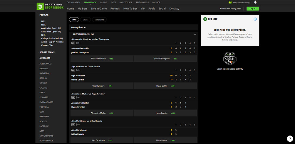 DraftKings sports betting platform available to fans in Vermont