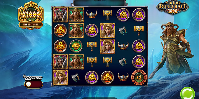 Screenshot from the New Viking Runecraft 1000 Slot by Play'n GO