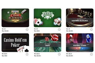 Online Blackjack Games at Caesars in WV