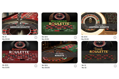 Online Roulette Games at Caesars in WV
