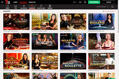 Online Roulette Spellen bij 711 Casino