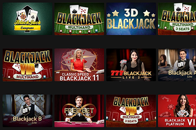 Online Blackjack Games at Casino777