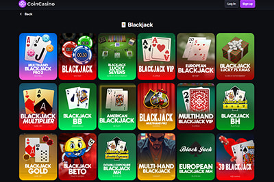 CoinCasino 香港線上 21 點遊戲