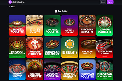 Online Roulette Games at CoinCasino in Hong Kong