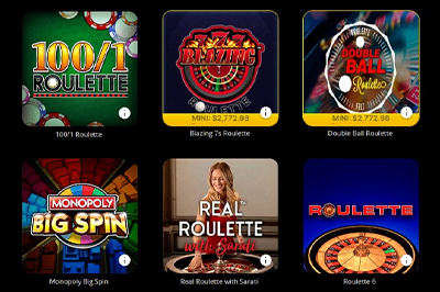 DraftKings's Online Roulette Game Selection in Michigan