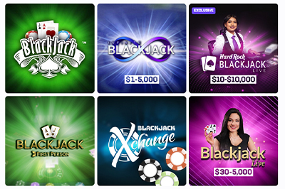 Hard Rock Bet casino's Online Blackjack in New Jersey
