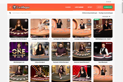 Online Blackjack Games at LeoVegas