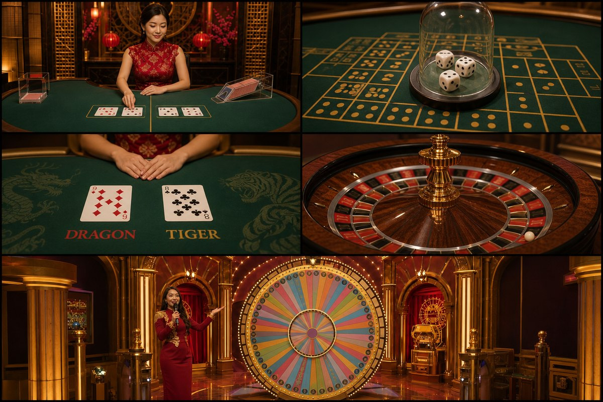 Live casino games for Hong Kong players: baccarat, sic bo, dragon tiger, roulette and live game shows