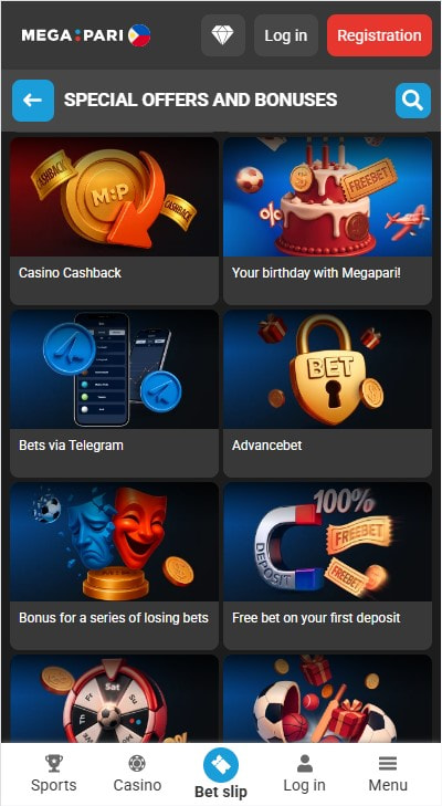 Claiming an online blackjack bonus