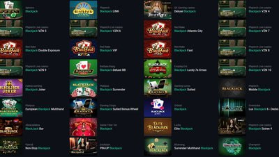 Online Blackjack Games at Pin-Up in India