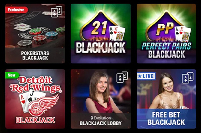 Stars Casino's online blackjack games overview in Michigan