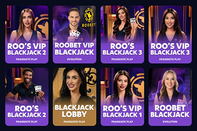 Online Blackjack Games at Roobet in Hong Kong