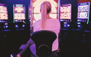 Woman in casino