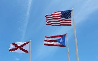 Flags, Puerto Rico, United States
