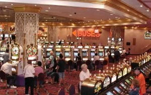 Slots area of the Hard Rock Hotel & Casino Atlantic City when it was Trump Taj Mahal in 2004.