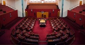 Picture of a senate at a parliament