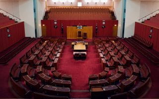 Picture of a senate at a parliament